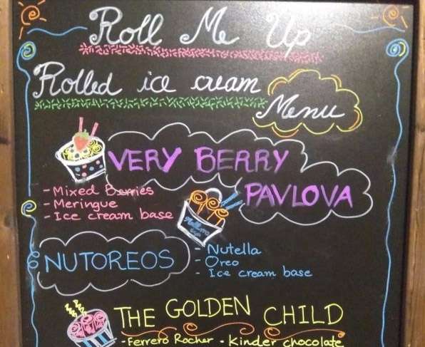 ice cream roll award, best ice cream rolls in the UK