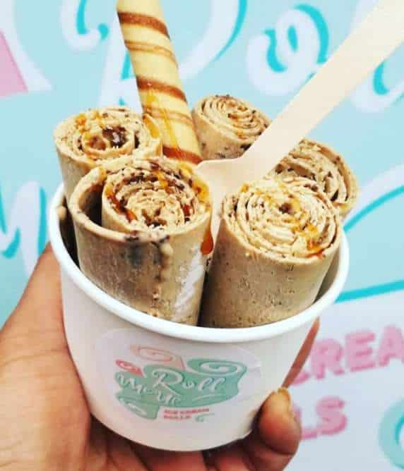 ice cream rolls, rolled ice cream