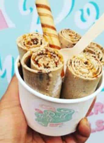 up all nut ice cream roll