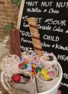 ice cream rolls for wedding