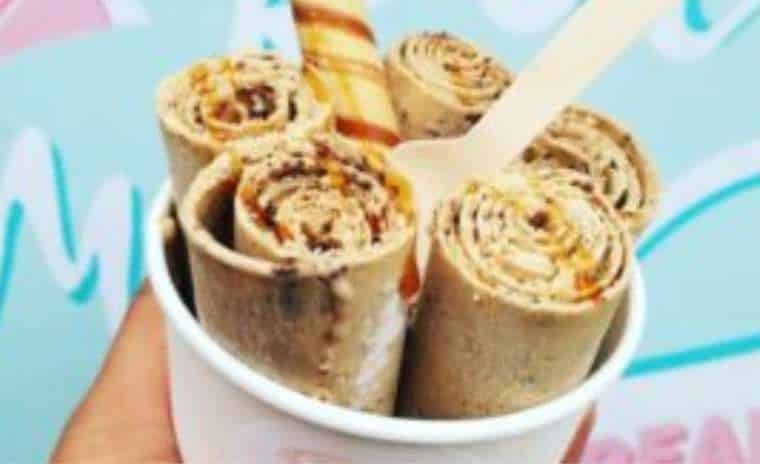 yp all nut ice cream roll, rolled ice cream flavour
