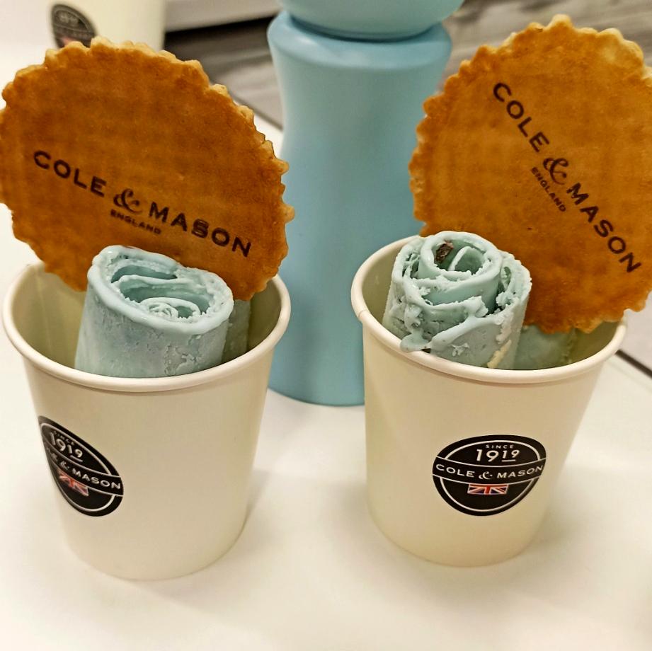 cole and mason ice cream rolls at business design centre
