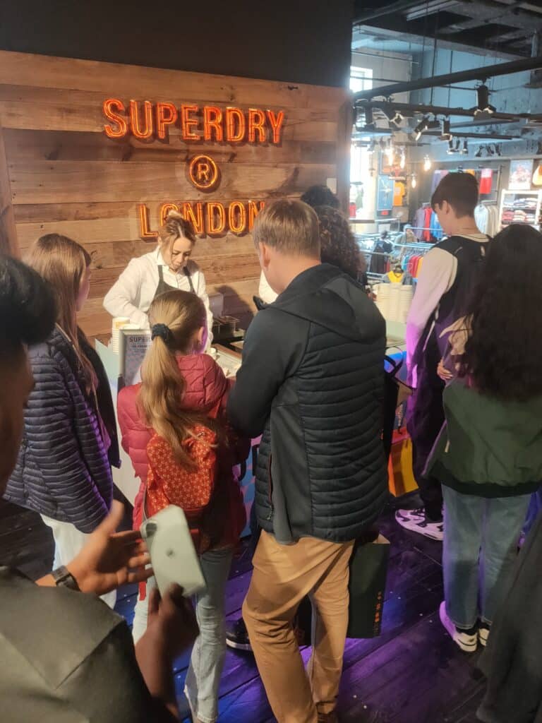 roll me up at oxford street london superdry