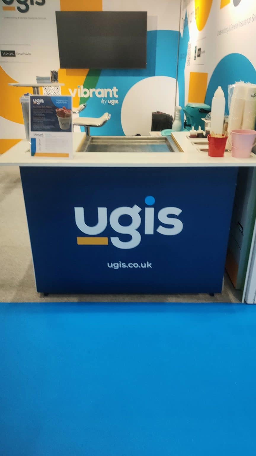 ugis branded ice cream cart